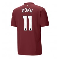 Manchester City Jeremy Doku #11 Tredje Tröja 2024-25 Kortärmad